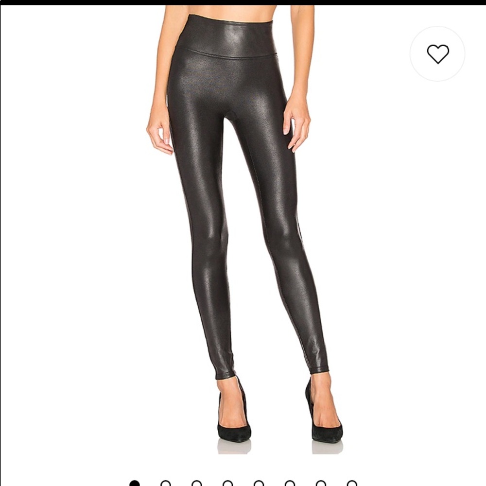 SPANX Vegan Leather Leggings